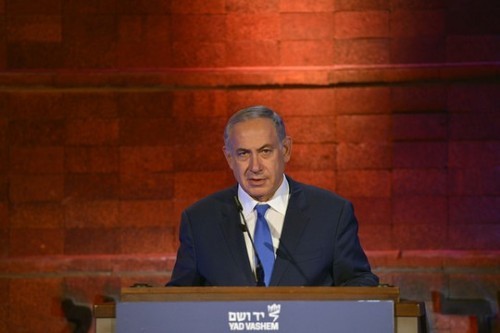 בנימין נתניהו ביד ושם ביום השואה (קובי גדעון, לע"מ) בנימין נתניהו ביד ושם ביום השואה (קובי גדעון, לע"מ)