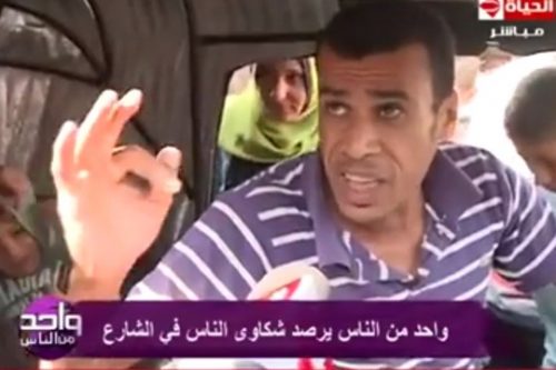 "אני בוגר טוק-טוק". הנהג במהלך הראיון הנסער (צילום מסך מתוך פייסבוק)