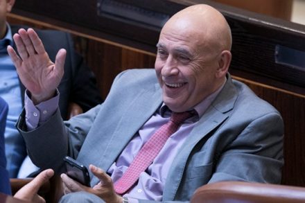 באסל גטאס במליאת הכנסת (צילום: יונתן זינדל, פלאש90)