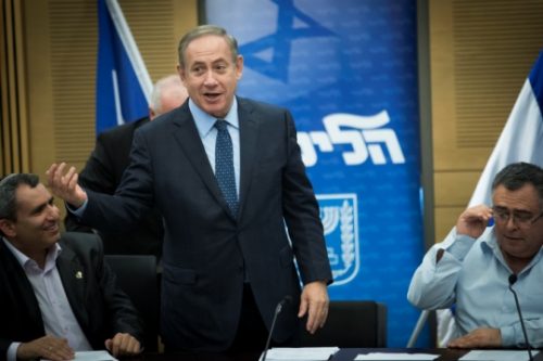 ראש הממשלה נתניהו, ביטן ואלקין (יונתן זינדל / פלאש90)