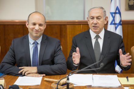 הציונות הדתית והחילונית - אין הבדל. נתניהו ובנט (צילום: אמיל סלמן/פלאש90)