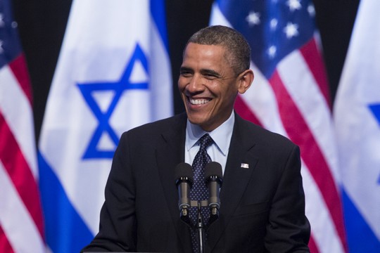 גם הוא ברשימה? הנשיא אובמה בביקור בישראל ופלסטין במרץ 2013 (יונתן סינדל/פלאש90)