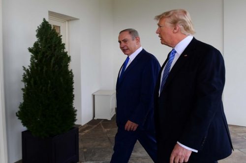 נתניהו וטראמפ בבית הלבן אמש (אבי אוחיון, לע״מ)