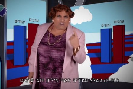 מפחדים ומפחידים. צילום מסך מתוך הסרטון של המועצה לשלום ובטחון
