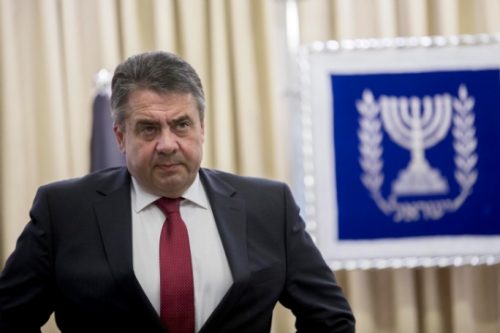 שר החוץ הגרמני זיגמר הרטמוט גבריאל בביקורו השבוע בישראל (צילום: יונתן זינדל, פלאש90) שר החוץ הגרמני זיגמר הרטמוט גבריאל בביקורו השבוע בישראל (צילום: יונתן זינדל, פלאש90)