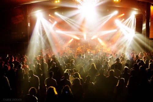 קהל משולהב ב- Palestine Music Expo (טארק זינאתי)