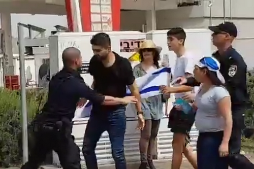מפגיני הימין בצומת יד מרדכי