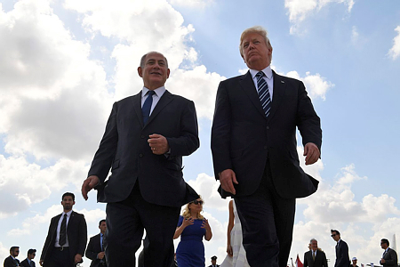 נתניהו וטראמפ. שותפים לאמונה שבמזרח התיכון הפתרון היחיד הוא כוח (צילום: פלאש90/קובי גדעון)