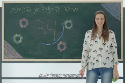(צילום מסך מתוך סרטון משרד החינוך)
