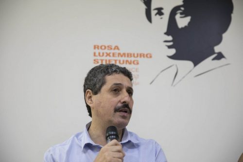 ג'עפר פרח באירוע בקרן רוזה לוקסמבורג. המשטרה רצתה לפרק את הנורמליות בחיפה (צילום: אורן זיו/אקטיבסטילס) ג'עפר פרח באירוע בקרן רוזה לוקסמבורג. המשטרה רצתה לפרק את הנורמליות בחיפה (צילום: אורן זיו/אקטיבסטילס)