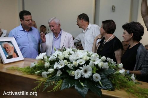נפרדים מאורי אבנרי בבית סוקולוב בתל-אביב (אורן זיו/אקטיבסטילס)