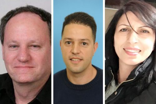 היפא אסעד, ניזאר בכרי ודב קולר, מועמדי רשימת "קשת כרמיאל" היפא אסעד, ניזאר בכרי ודב קולר, מועמדי רשימת "קשת כרמיאל"