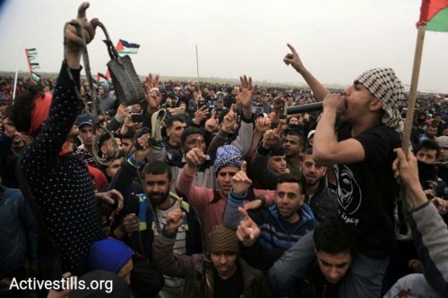 מארגני "צעדת השיבה" לא חשבו שיעוררו מפלצות מרבצן. הפגנת "צעדת השיבה" אתמול, במלאת שנה למחאות (צילום: מוחמד זענון / אקטיבסטילס) מארגני "צעדת השיבה" לא חשבו שיעוררו מפלצות מרבצן. הפגנת "צעדת השיבה" אתמול, במלאת שנה למחאות (צילום: מוחמד זענון / אקטיבסטילס)