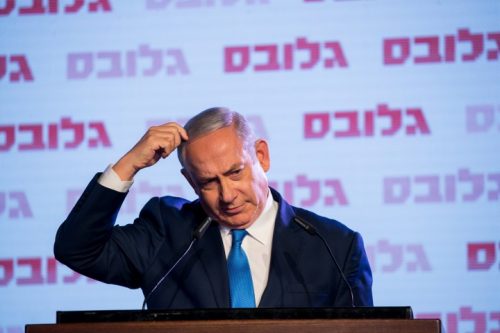 בנימין נתניהו בכנס גלובס. 19 דצמבר 2019 (יונתן זינדל / פלאש 90)