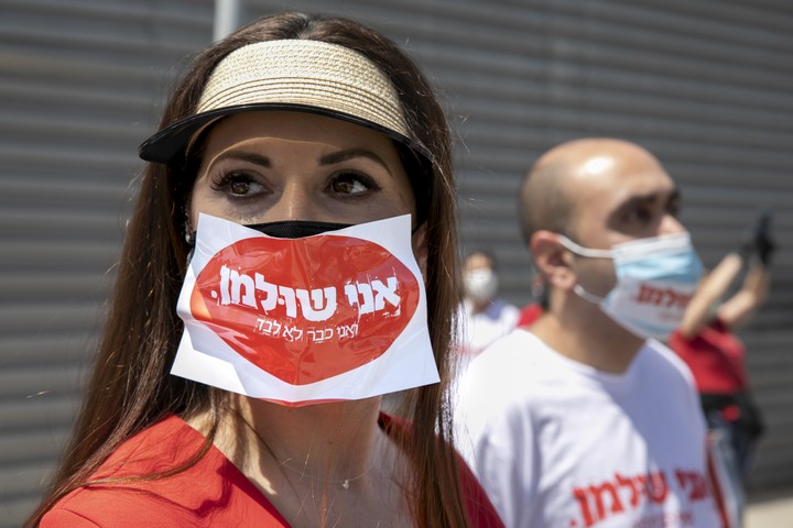 שינויים לא קורים. הם נגרמים. הפגנת העובדים העצמאיים מוך הכנסת, 6 באפריל 2020 (צילום: אוליבייה פיטוסי / פלאש 90)
