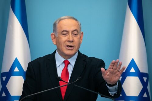 ראש הממשלה, בנימין נתניהו, במסיבת עיתונאים ב-12 במרץ 2020 (צילום: אוליבייה פיטוסי / פלאש90) ראש הממשלה, בנימין נתניהו, במסיבת עיתונאים ב-12 במרץ 2020 (צילום: אוליבייה פיטוסי / פלאש90)