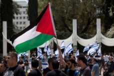 המדינה תמשיך להיות מדינה יהודית, וגם מדינה ערבית. היא כזו כבר כיום. יום הנכבה באוניברסיטת תל-אביב (אורן זיו) המדינה תמשיך להיות מדינה יהודית, וגם מדינה ערבית. היא כזו כבר כיום. יום הנכבה באוניברסיטת תל-אביב (אורן זיו)