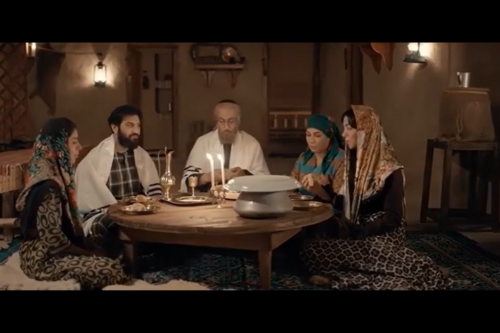 צילום מסך מתוך הסדרה "אום אהרון" ברשת הסעודית MBC