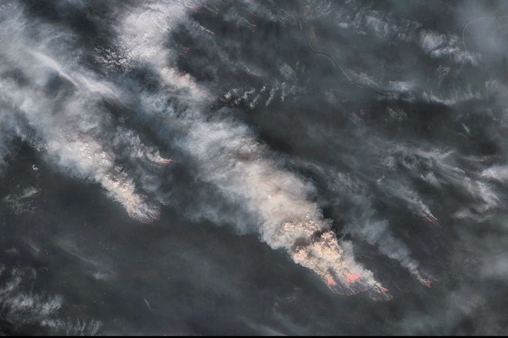 טעות אחת יכולה להצית יער שלם. שריפות בסיביר מהאוויר (צילום: אנטי ליפונן CC BY-SA 2.0)