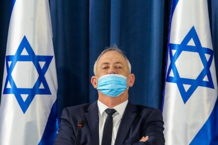 הבוחרים שלו הניחו לו להתעלם מהאזרחים הפלסטינים. בני גנץ (צילום: מרק ישראל סלם)