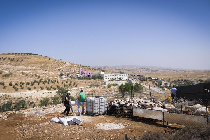 תוואני, יישוב פלסטיני בשטחי C (צילום: רחל שור)
