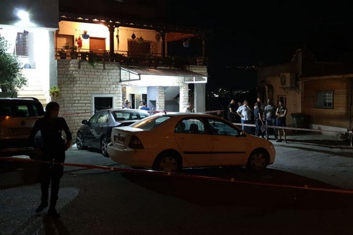 זירת הרצח באבטין (דוברות המשטרה)