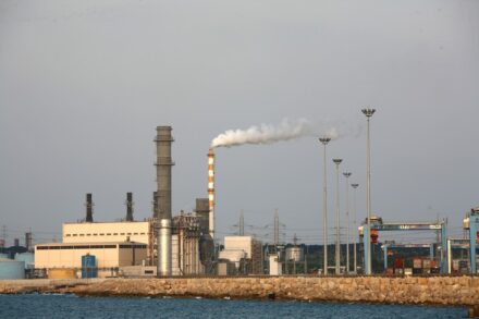 תחנת כוח מבוססת גז באשדוד (צילום: חן לאופולד / פלאש90)