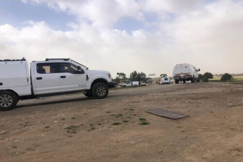 הריסת הכפר הלא מוכר אל עראקיב בנגב בפעם ה-183, ב-17 בפברואר 2021 (צילום: עזיז אבו מדיע'ם)