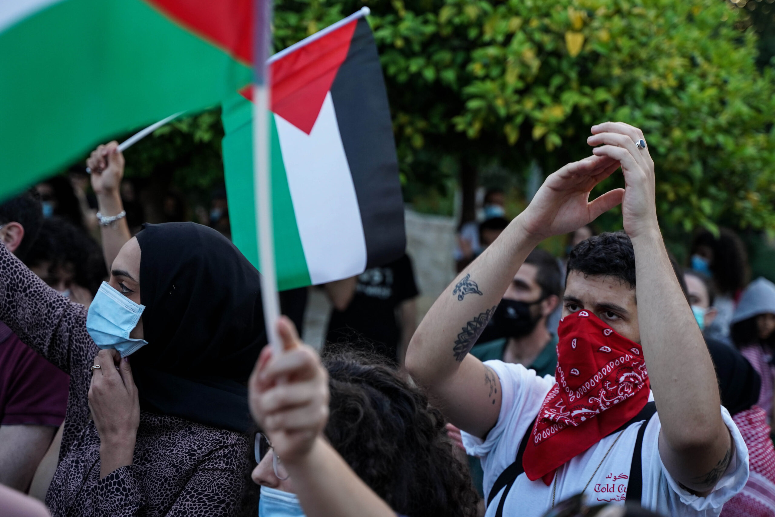 הפגנה בחיפה (צילום: אקטיבסטילס)