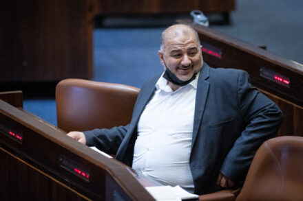 המהפכה התחילה לפניו. מנסור עבאס, יו"ר רשימת רע"מ (צילום: יונתן זינדל / פלאש 90)