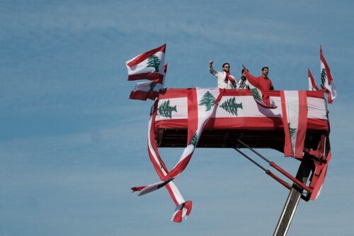 מחאה בלבנון ב-2019 (צילום: Nadim Kobeissi, CC BY 2.0)