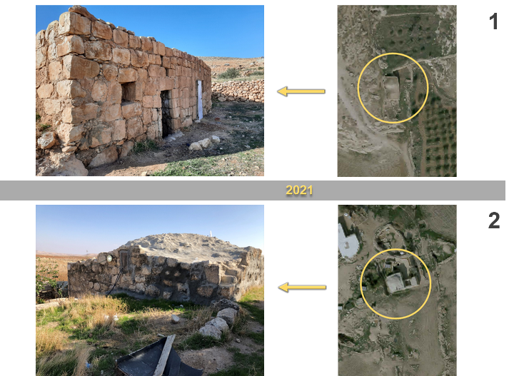 גינבה, מתוך פיענוח התצ"א (צילום: באדיבות עמותת במקום)