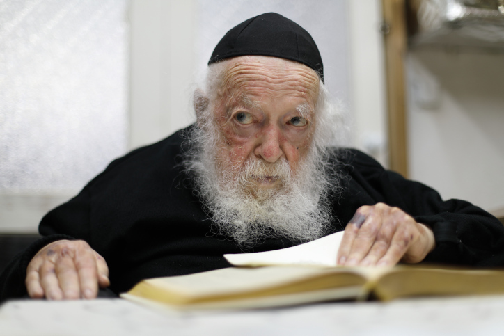 הציבור החרדי בחר בו. הרב חיים קנייבסקי (צילום: יעקב נחומי / פלאש 90)