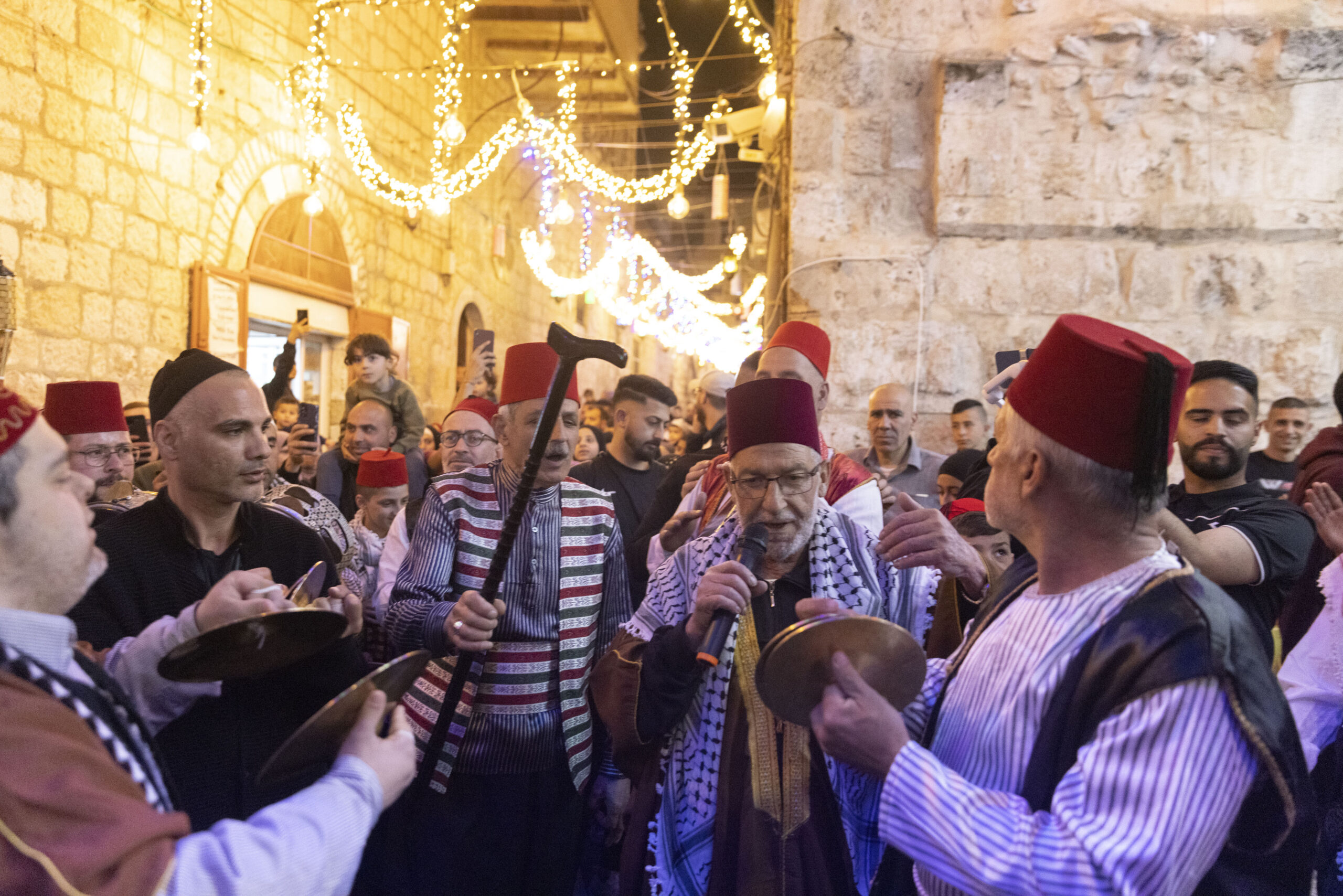חגיגות רמאדן בעיר העתיקה, 4 באפריל 2022 (צילום: אורן זיו)