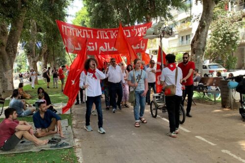 צעדת ה-1 במאי 2022 בתל אביב (צילום: חגי מטר)