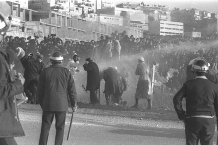 הפגנת חרדים בירושלים בתחילת שנות ה-80 (צילום: נינו הרמן / לע"מ)