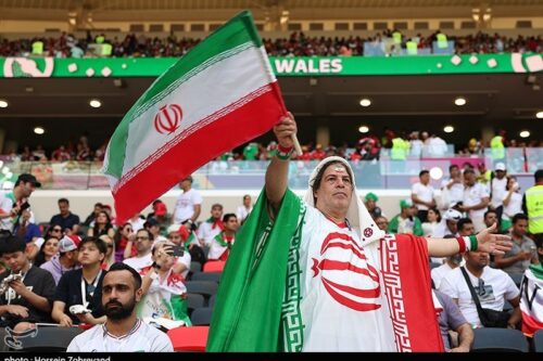 אוהד נבחרת איראן במונדיאל בקטר
