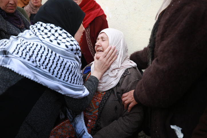 60 אחוז מההרוגים נפגעו בתקריות שבהן גם ישראל לא דיווחה שנורתה אש לעבר כוחותיה. הלוויה של ראאד אל נעסן מהכפר אל מועיייר, נובמבר 2022 (צילום: פלאש 90)