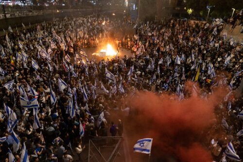 נתיבי איילון, 26-7 במרץ 2023 (צילום: אורן זיו)