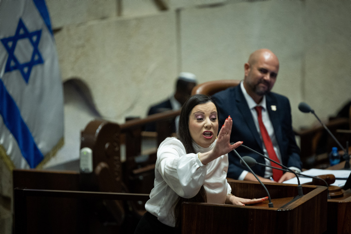 ח"כ טלי גוטליב בכנסת, ב-1 במאי 2023 (צילום: יונתן זינדל / פלאש90)