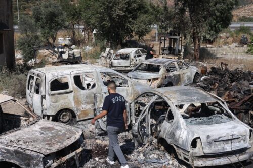 הפוגרום בלובן א-שרקייה: נזק רב לבתים, עסקים ומכוניות