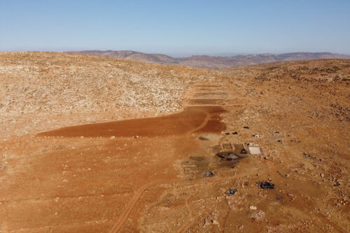 האזור שבו חיה הקהילה אל קבון לפני שגורשה (צילום: אורן זיו)