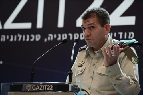 ראש אמ"ן, אלוף אהרון חליוה, ב-5 בנובמבר 2022 (צילום: תומר נויברג / פלאש90)