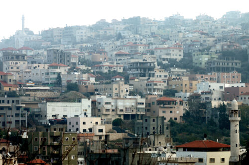 ראשי הרשויות נמצאים בקשר הדוק עם משריד הממשלה. מבט כללי על אום אל פחם (צילום: משה שי / פלאש 90)
