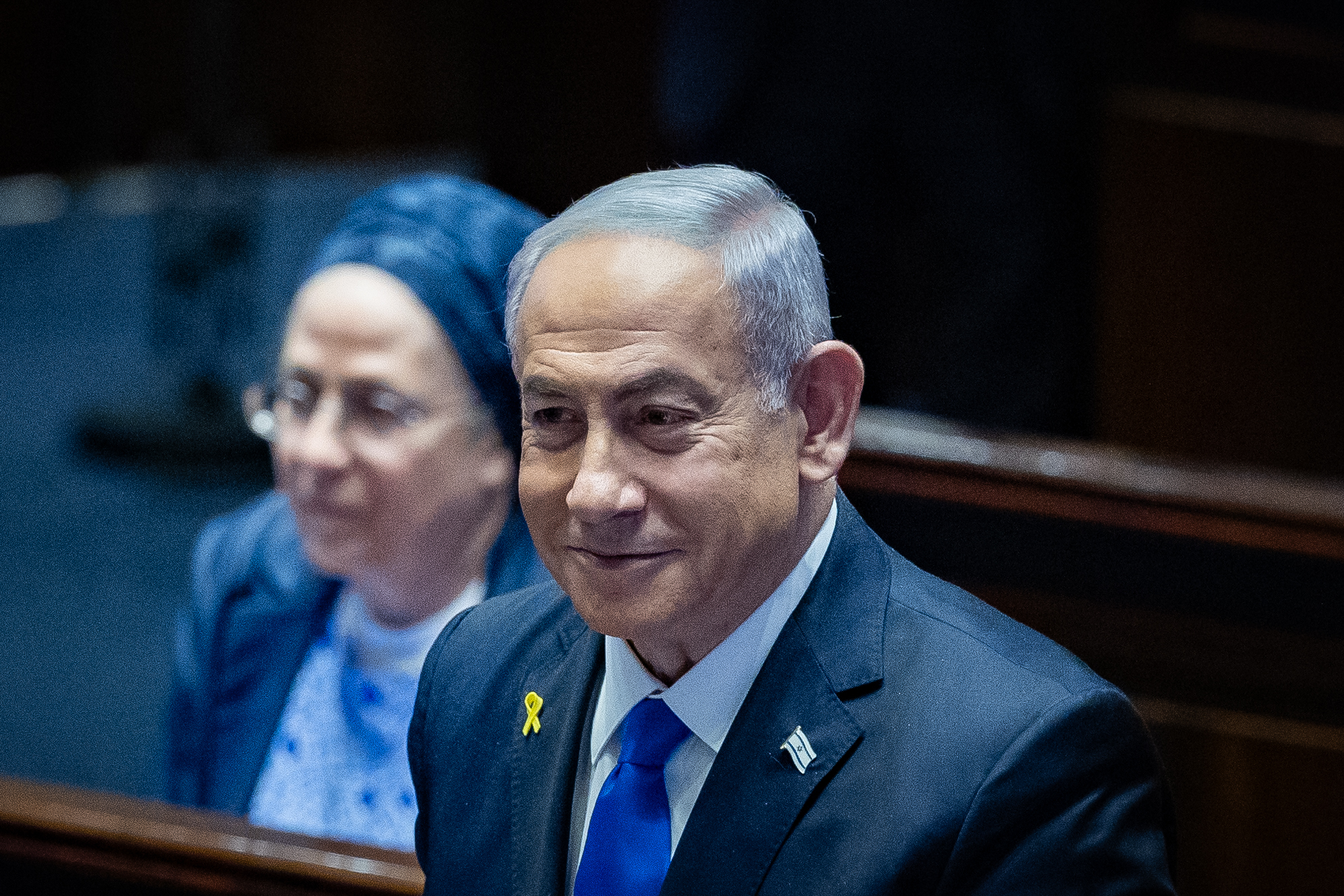 ראש הממשלה, בנימין נתניהו, בכנסת, ב-30 בספטמבר 2024 (צילום: יונתן זינדל / פלאש90)