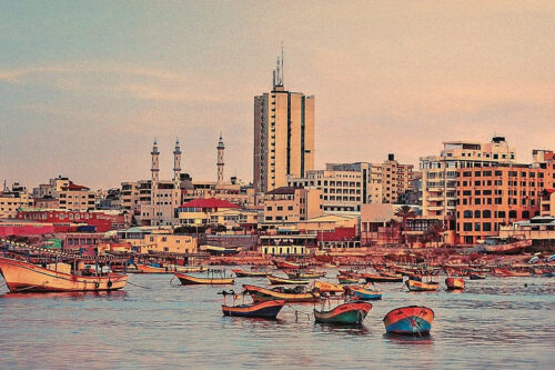 מכריכת הספר "Daybreak in Gaza: Stories of Palestinian Lives and Culture" (באדיבות ההוצאה)