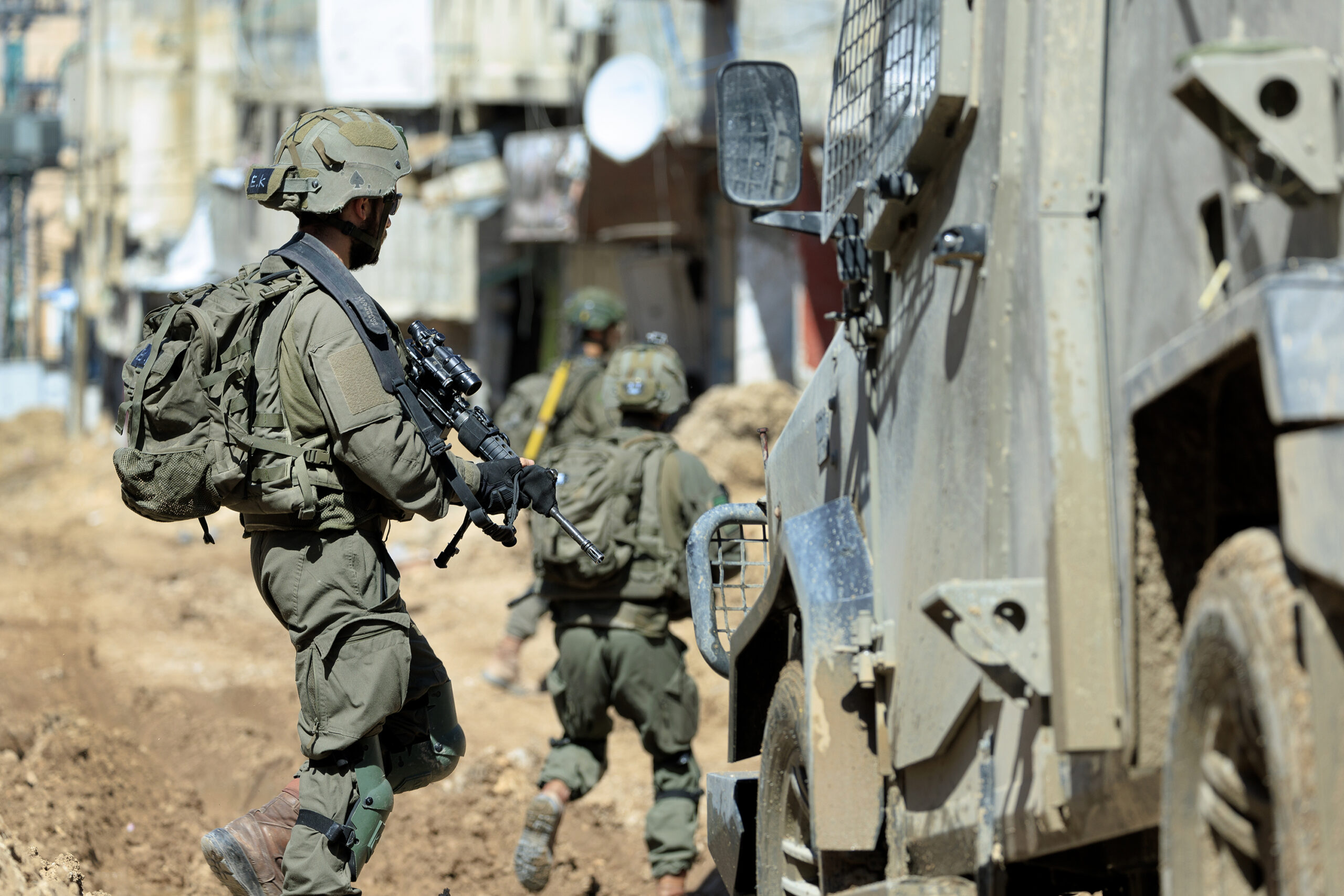 גדל על ההתנגדות ליכובש בטולכרם. חיילים בטולכרם מרץ 2025 (צילום: משה שי / פלאש90)