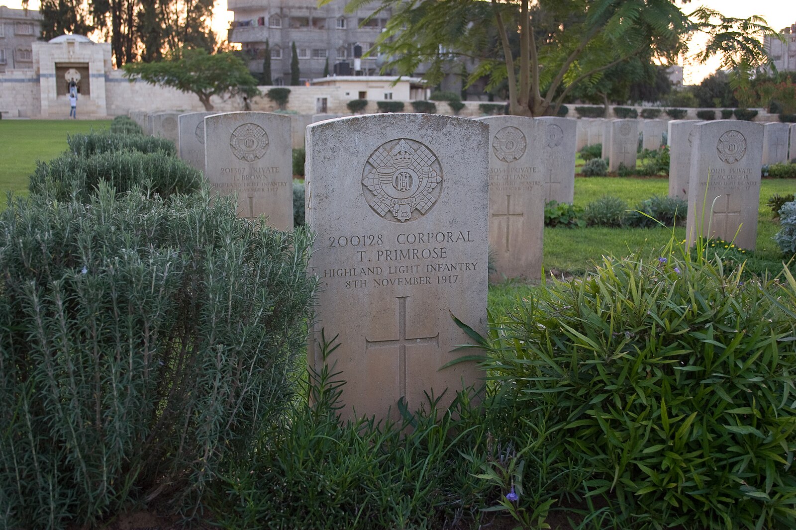 בית הקברות למתי מלחמת העולם הראשונה בעזה (צילום: Riyaah / CC BY-SA 3.0)