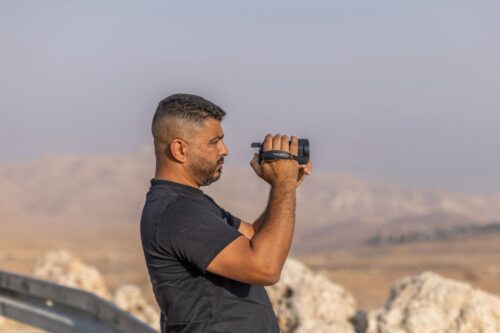 הפעיל איימן ע׳רייב (צילום: אבישי מוהר/ אקטיבסטילס)