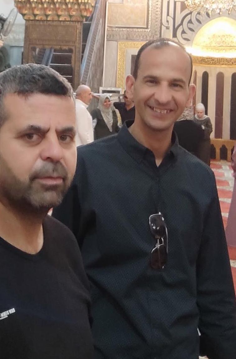 "האדם שאיתו עברתי כמעט שני עשורים של קריאות, פצועים ופחד". בשאר קריותי ומוחמד מוסא, חברו, שנהרג מירי מתנחל ב-2024 (צילום באדיבות בשאר קריותי)